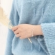 [South Lane] 925 sterling bạc câu chuyện cổ tích dễ thương mèo chuông tua vòng tay trang sức tươi bạn gái quà tặng cô gái Vòng đeo tay Clasp