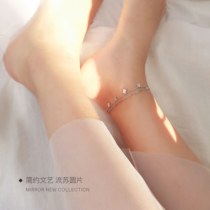 Bracelet de cheville Femme en Argenterie - Ref 3103594 Image 3