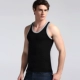 Màu sắc rắn vest nam Thể dục thể thao bó sát thể thao không tay chạm đáy mồ hôi vest nam tự canh mùa hè cotton trắng ao ba lo Lót