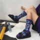 18 mùa hè mới siêu lửa đen Hồng Kông hương vị dép nữ thể thao hoang dã đôi mẫu Velcro Roman giày nam