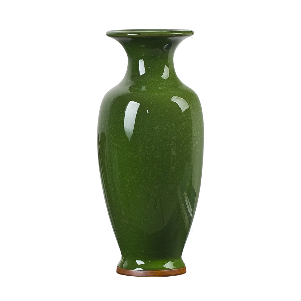 Jingdezhen ceramic vase furnishing articles archaize sitting room of Chinese style household handicraft decoration jun porcelain vase, flower arrangement