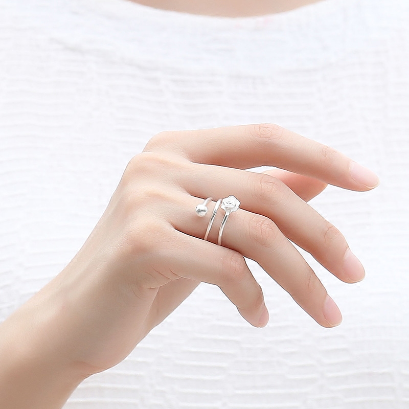 Bague Femme      en Argenterie - Ref 3086446 Image 4