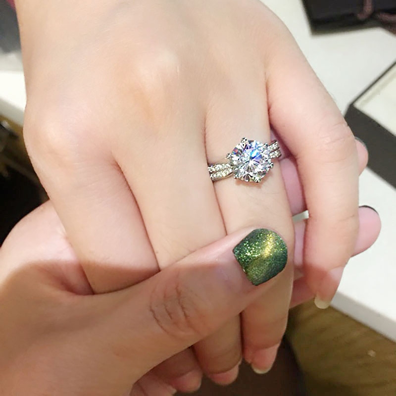 Bague Femme en Argenterie - Ref 3088576 Image 1