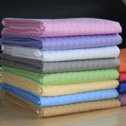 Giường cotton nguyên chất Tấm trải giường màu tinh khiết Cotton satin trải giường đơn Tấm phủ chống bụi nệm