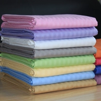 Giường cotton nguyên chất Tấm trải giường màu tinh khiết Cotton satin trải giường đơn Tấm phủ chống bụi nệm Ga phủ giường là gì