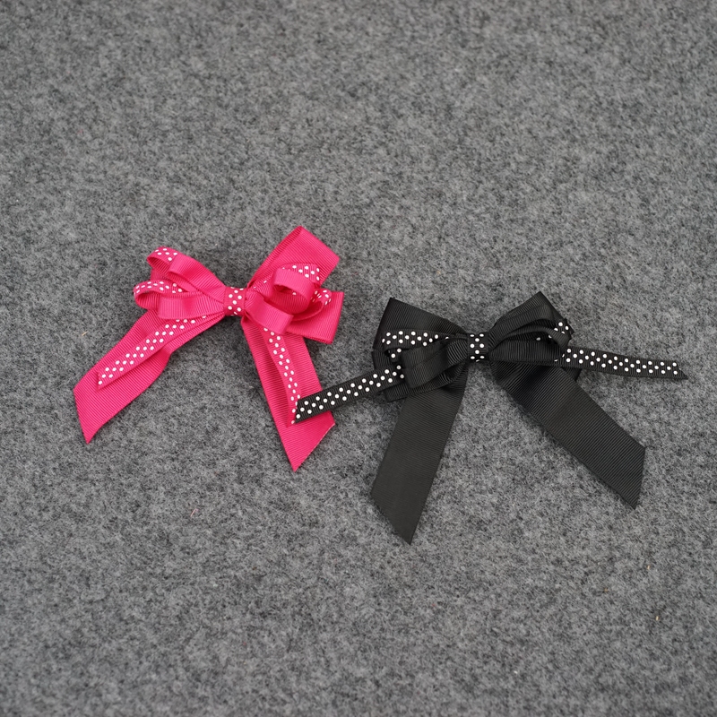 Girl series color banding butterfly knot hair clip spring hairpin hairpin hairpin tail clamp multi-level knotted strip