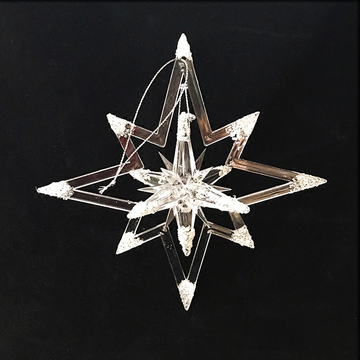 Acrylic three-dimensional polygonal star wedding supplies shop window decorations scene layout props festival decoration