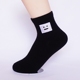 Vớ đen vớ nữ ống cotton phim hoạt hình Hàn Quốc dễ thương - Vớ bông vớ da Vớ bông