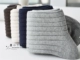 Đơn giản và chất lượng tốt Chất liệu cotton thoáng khí và khử mùi mùa xuân và mùa thu Tất vớ kinh doanh trong vớ không có xương vớ màu đen