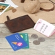 Mini Coin Purse Coin Leather Ví ngắn Retro Crazy Horse Zipper Hàn Quốc Nam và nữ Túi tiền nhỏ ví mini nữ Ví tiền