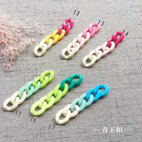 Акриловые аксессуары, радужная цепь ручной работы, брелок, аксессуар, DIY, Сэйлор Мун