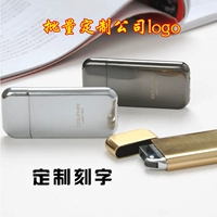 Cá tính sáng tạo đá mài di động siêu nhỏ kim loại nhẹ hơn bơm hơi Windproof siêu nhỏ lửa nhỏ tùy chỉnh l chữ bật lửa đẹp độc lạ