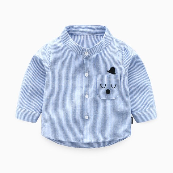 Baby shirt men's autumn and winter children's boys' autumn long-sleeved tops children's boys' autumn clothes baby fashionable shirts