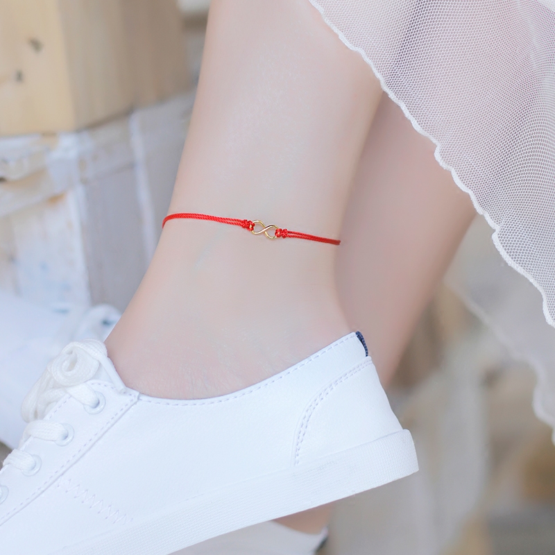 Bracelet de cheville Femme LUCKYLINE en Argenterie - Ref 3104388 Image 4