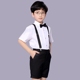 Trẻ em hoa cô gái ăn mặc đám cưới phù hợp với mùa hè sáu ngày của trẻ em học sinh tiểu học nhỏ máy chủ điệp viên trang phục set đồ vest bé trai Váy trẻ em