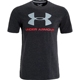 UA An Dema UNDER ARMOR logo lớn của nam Logo Logo áo thun năng lượng cotton ngắn tay thể thao - Áo phông thể thao áo thun dài tay the thao nam Áo phông thể thao