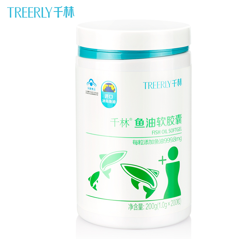 千林R鱼油软胶囊 1.0g/粒*200粒