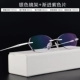 Với kính gọng kính cận thị kính phụ nữ đã hoàn thành kính titan nguyên chất khung kính sáng trăng không kính 8 lỗ quy trình cố định
