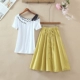 Mori Womens Dress 2020 Mùa thu New College Phong cách Nữ sinh Bộ váy mỏng Văn học và Nghệ thuật Bộ váy dài hai mảnh - Váy dài