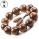 Shuo Heng Jin Si Tan Bracelet Cặp đôi nam nữ mẫu mã Cat Eye Sandalwood Bracelet 20 18 15 Hạt Nhà máy hàng loạt - Vòng đeo tay Clasp Vòng đeo tay Clasp