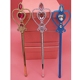 Princess Shiny Thạch Children Crown Ice Snow Phụ kiện tóc Biểu diễn Mũ nón Magic Wand Magic Wand Fairy Stick cột tóc cho bé gái Phụ kiện tóc