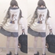 Bunny tự làm Dễ thương Lười gió mùa xuân Cô gái đan áo len bên ngoài điều hòa áo sơ mi Cô gái mềm mặc các kiểu áo len Cardigan