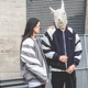Giải phóng mặt bằng đặc biệt, mùa đông retro dày màu tương phản áo khoác cotton đôi nam bóng chày Hàn Quốc áo khoác bông áo khoác lông cừu Trang phục Couple