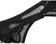 Châu Âu và Mỹ màu đen gợi cảm trong suốt ren garter silicone thép khóa tam giác đồ lót đặt kẹp giữ tất chân cho nữ Nịt Tất