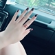 Châu Âu và Hoa Kỳ thời trang retro đơn giản nhẫn đôi lá hoang hợp kim nhẫn Nhật Bản và Hàn Quốc xu hướng trang sức sinh viên nhẫn titan Nhẫn