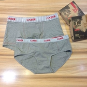 Caber kabali solid color đơn giản vài đồ lót cotton nam và nữ tóm tắt boxer 3877 5877