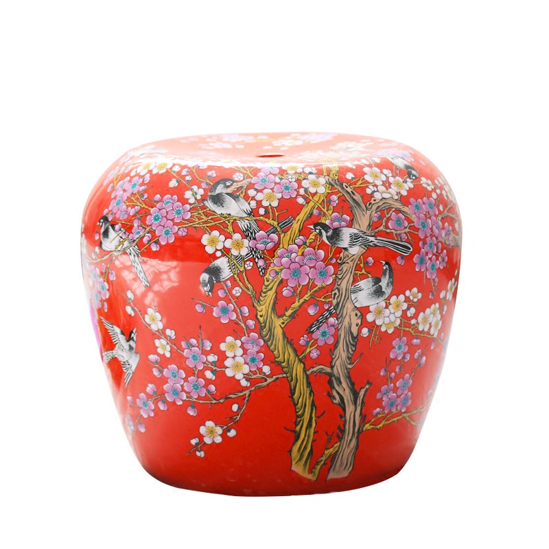 Jingdezhen ceramic porch tea table and what household drum who in cool shoes who pier ceramic decoration floor decoration