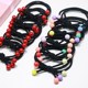 Rubber band hair rope headband Korean small fresh simple personality hair tie rubber band jewelry hair band ponytail leather case for women