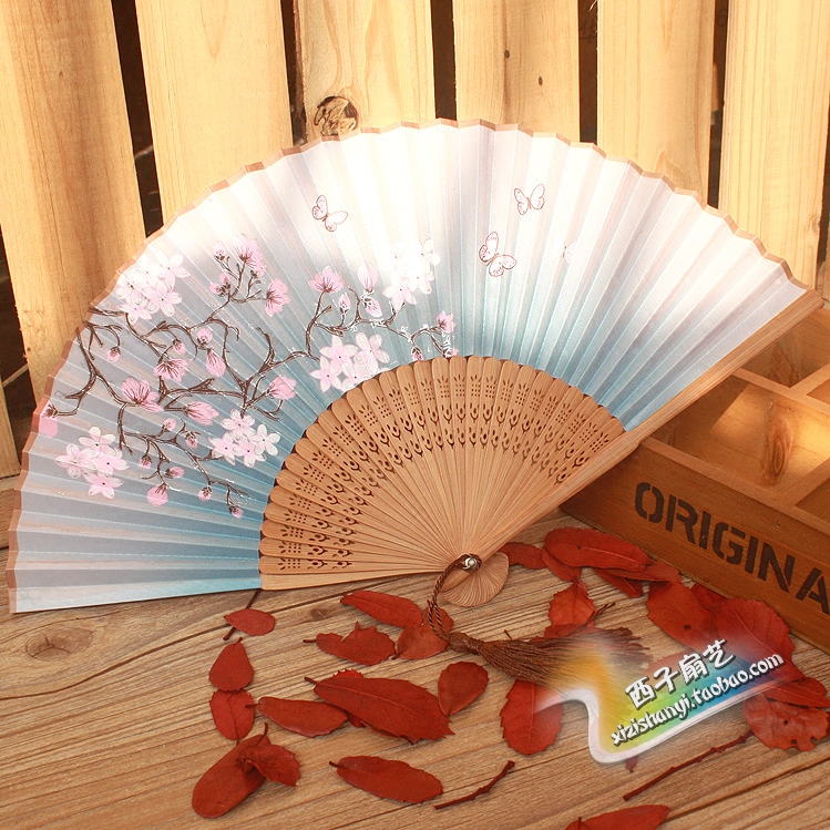 Chinese Wedding Fan Wedding PROP FAN CHINA FAN FEMALE FAN Folding Fan Day Style and Fan Gift