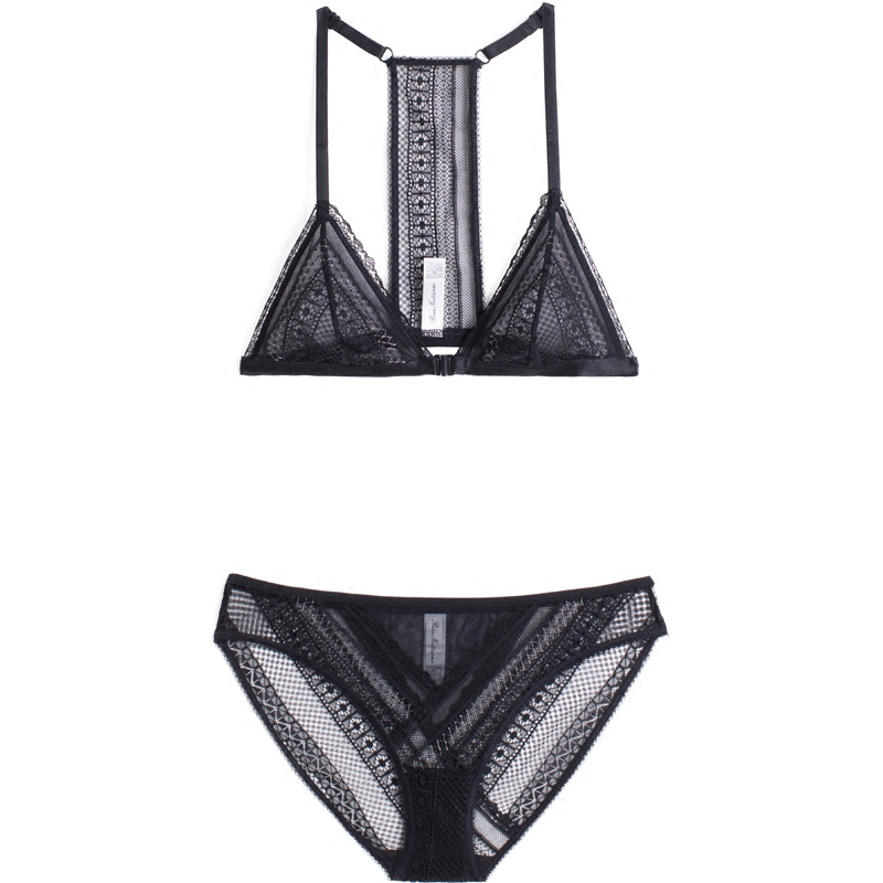 Sexy Seine River sexy triangle cup underwear tube aunt 10:30 C-033 beauty back thin cup bra set
