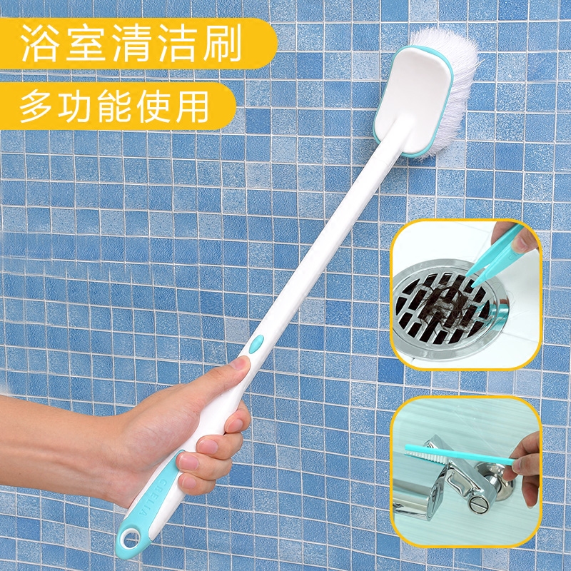 长柄硬毛浴缸清洁刷 无死角地砖浴室刷具 AISEN品牌