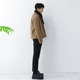 Áo khoác len nam len phiên bản Hàn Quốc của áo len cashmere hai mặt tự trồng nam ngắn mùa đông 2018 mới nam sóng áo parka nam Áo len