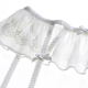 Châu Âu và Mỹ cỡ lớn garter trắng gợi cảm đồ lót gợi cảm garter