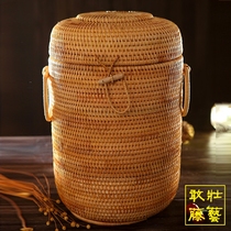 13 tarte à tarte thé Puer Pizza Barrel Handmade Vines 7 Sub-tea Bucket Dry stock Storage Damp Vietnam Vines