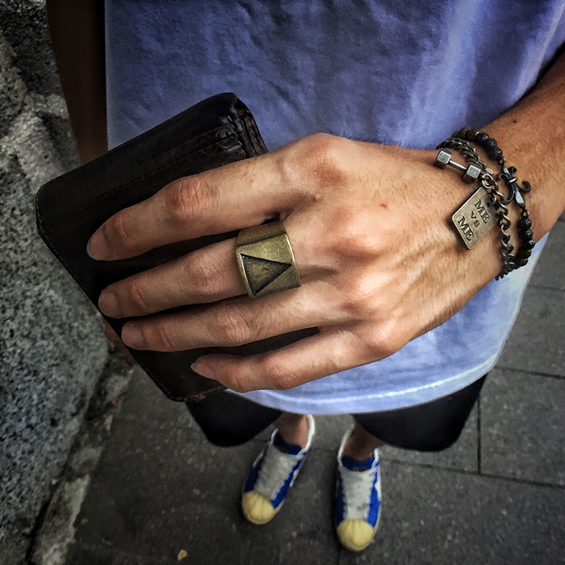 Bague mixte OTHER   en Acier au titane - Ref 3087724 Image 1