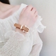 Màu đỏ ròng với vẻ đẹp trai đơn giản mát mẻ đơn giản màu pu da rộng vòng tay cá tính giả da vòng đeo tay vòng tay trang sức thủy triều nam nữ - Vòng đeo tay Cuff vòng tay nam bạc Vòng đeo tay Cuff