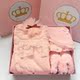 Hộp quà mùa đông cho bé trăng rằm trăm ngày mùa đông clip cotton sơ sinh dày nữ công chúa bộ quà tặng set hộp quà tặng quần áo sơ sinh Bộ quà tặng em bé