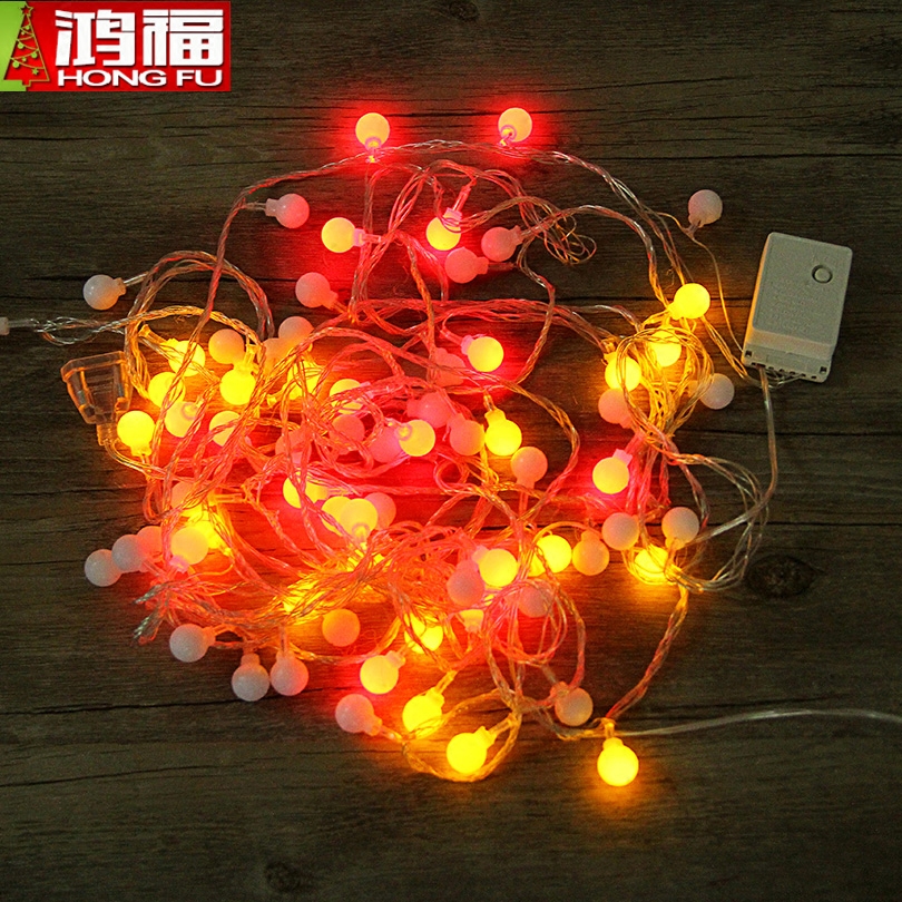 Christmas Decorations LED Festoon Light lamp string 10 m with tail inserts Festive Christmas Tree Decoration Neon Lights