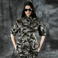 Mới [Freedom Knight] ngoài trời mặc áo khoác mỏng 0756 áo khoác ngụy trang nữ - Những người đam mê quân sự hàng may mặc / sản phẩm quạt quân đội bộ quần áo rằn ri nam