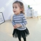 Zoe cha mẹ-con đầy đủ gia đình mẹ và con gái mùa thu nam bé áo thun dài tay mùa xuân bé gái Trang phục dành cho cha mẹ và con