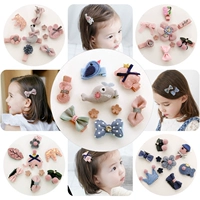 Kẹp tóc cô gái mũ trùm đầu công chúa Hàn Quốc trẻ em phụ kiện tóc thủy triều clip đầu clip scrunchies hoa cúc