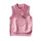 Cô gái mùa thu 2018 mới trẻ em Hàn Quốc áo len dệt kim vest trẻ em vest vest vai vest vest thủy triều áo khoác trẻ em hàng chuẩn Áo ghi lê