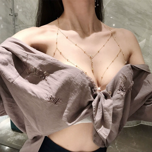 Сексуальное блестящее ожерелье, цепочка до ключиц, коллекция 2023