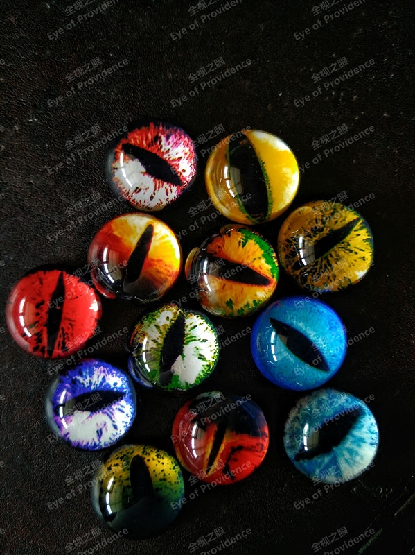 Glass glass eye eye specimen cat eye lizard DIY wool felt eye ring fingermanned eye eye eye eye eye 0