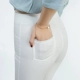 Mẫu mùa xuân mặc lỗ và quần legging nữ 9 điểm bó sát quần thun mỏng chân rộng size là quần mùa thu mỏng - Khởi động cắt quần tây nữ lưng cao Khởi động cắt