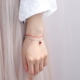 [South Lane] Vòng tay đôi bằng bạc đôi bằng bạc đỏ đôi mã não đỏ Nhật Bản và vòng đeo tay ngọt ngào của Hàn Quốc gỗ huyết rồng Vòng đeo tay Clasp
